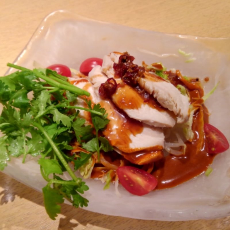 よだれ鶏(とうふ旬菜 心音)