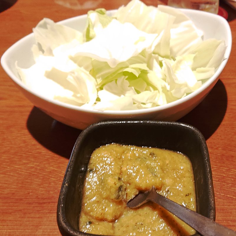 お通し（味噌キャベツ）(キタノイチバ 鹿島田駅前店)