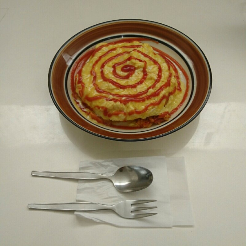 ぐるぐるオムライス(パーラーぐるぐる)