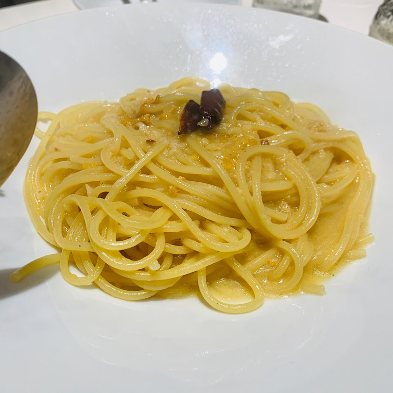 ウニのペペロンチーノ(雪月花)