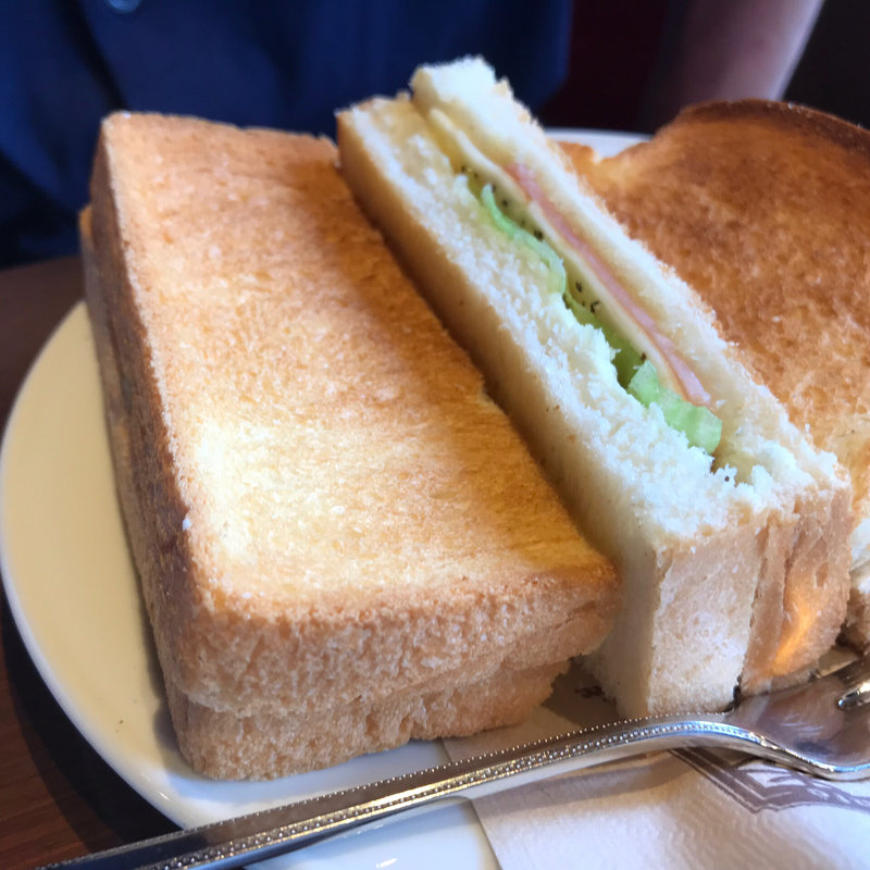 ハムトースト(Cafe 季庵 くずは本店)