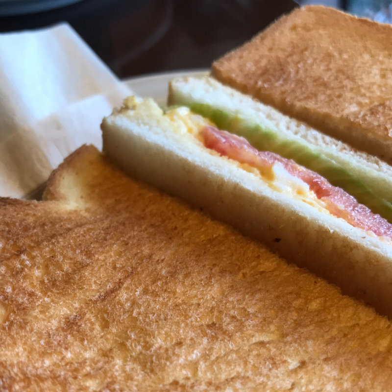 タマゴトースト(Cafe 季庵 くずは本店)