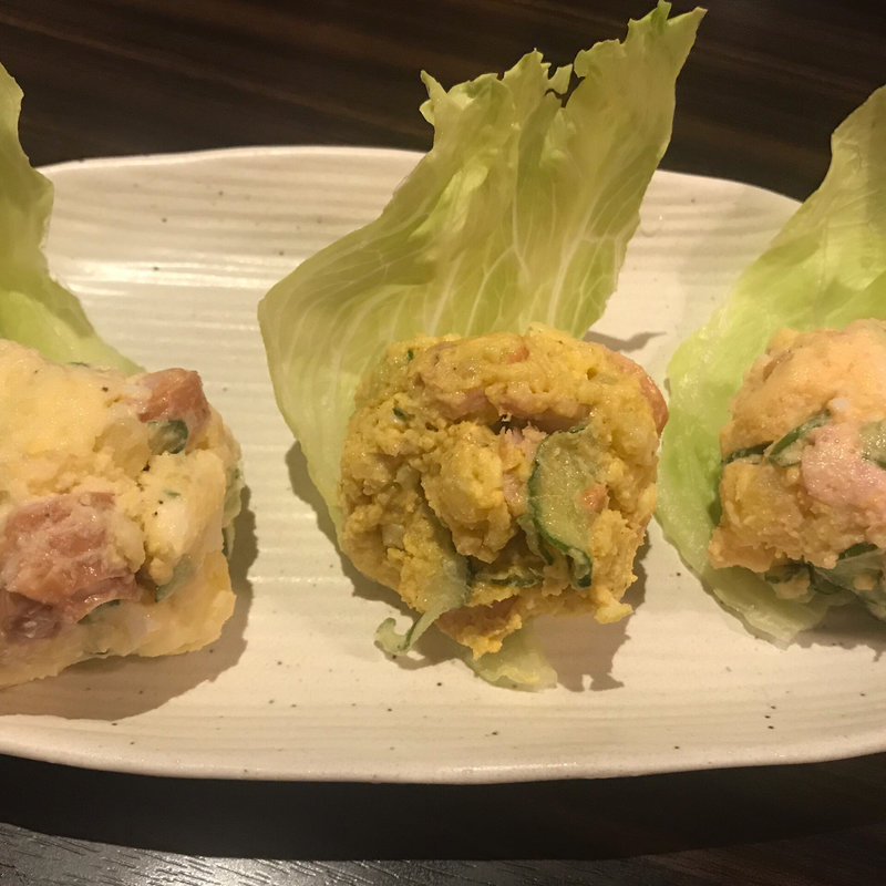 三種のポテサラ(才谷屋)