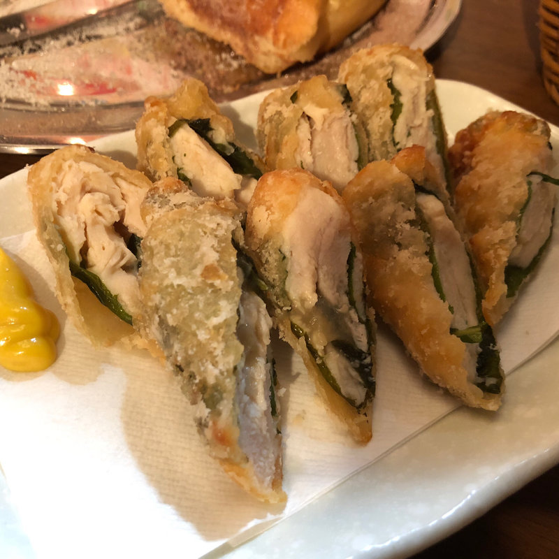 ささみの梅しそ揚げ(新宿駄菓子バー)