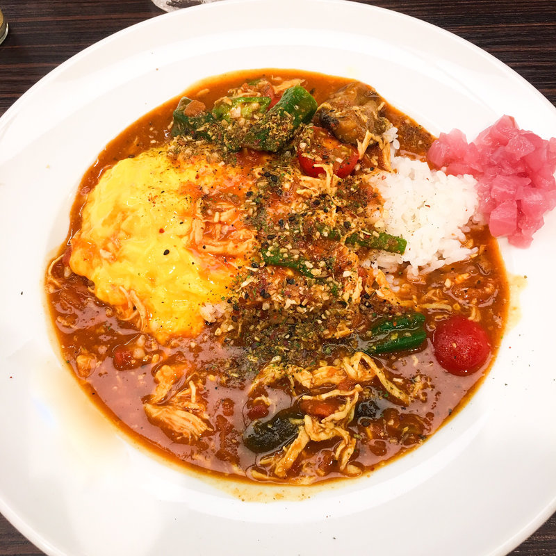 大人のスパイスカレー THEチキベジ スクランブルエッグ(CoCo壱番屋 大宮大栄橋店 （ココイチバンヤ）)