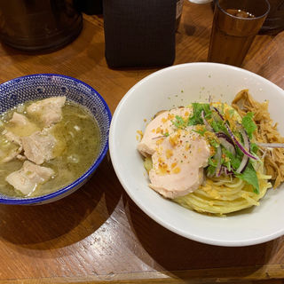 ガーリック塩つけ麺(百日紅 （さるすべり）)