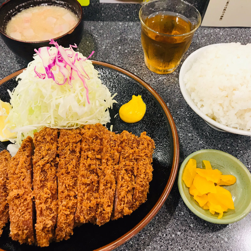 リブロースかつ定食(とんかつ檍 大門店)