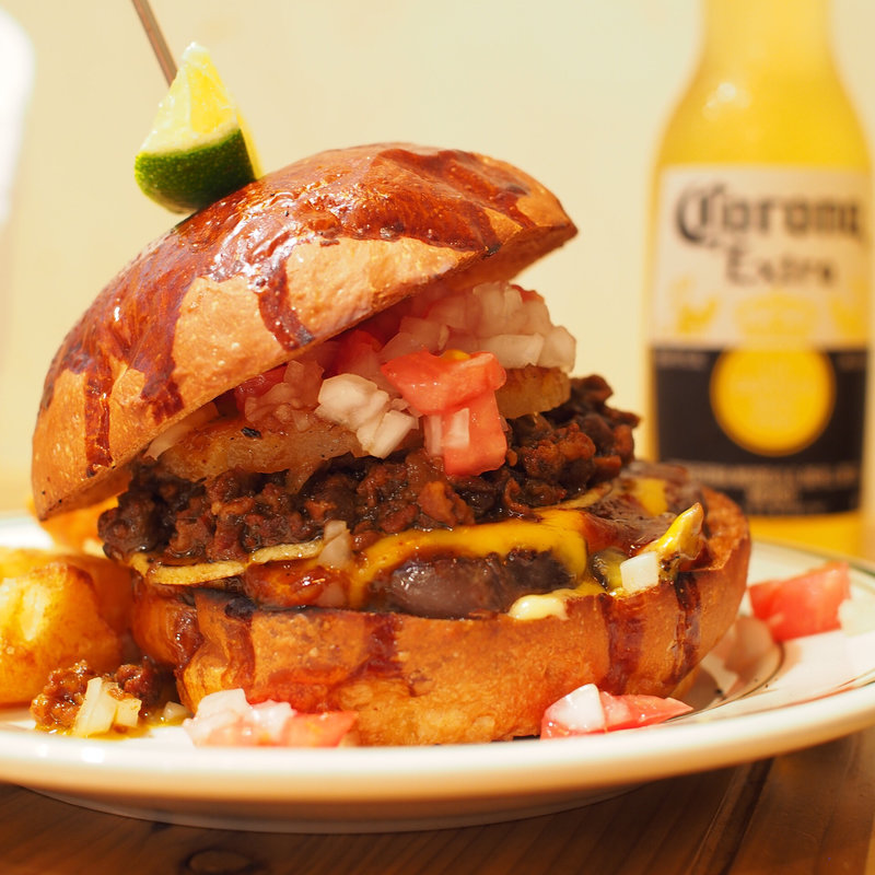 TEXMEX BURGER(プルドポークバーガー) (S.B.DINER-KOBE （エスビーダイナー コウベ）)
