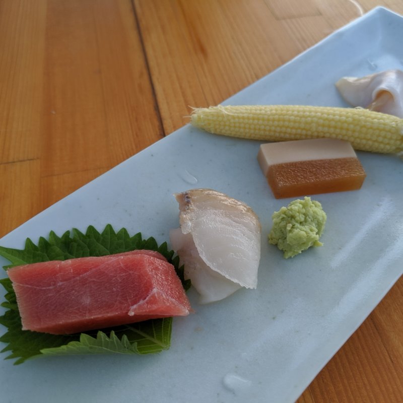 お刺身3種盛り(国民宿舎 桂田 )