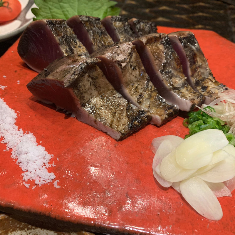 かつをの塩たたき(わらやき屋　龍馬の塔　浜松町 )