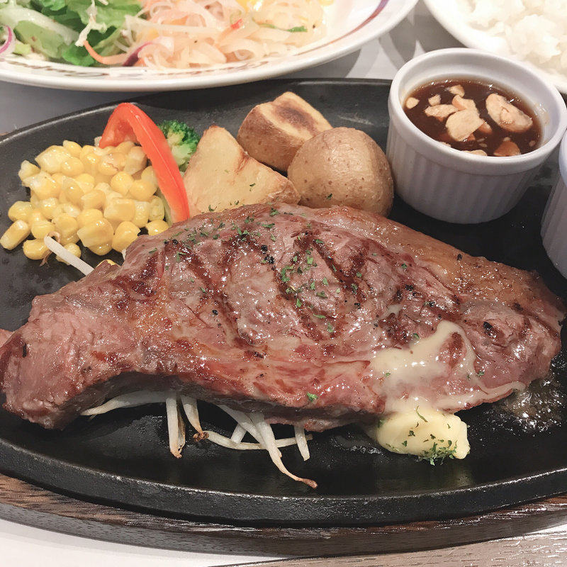 ごちそうサーロインステーキセット(イタリアンステーキハウス Gaston&Gaspar ららぽーと横浜店)