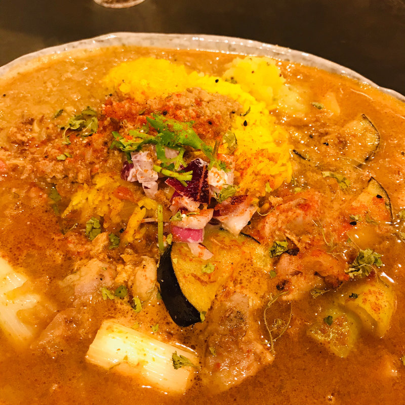 あいがけ(ツキノワカレー )