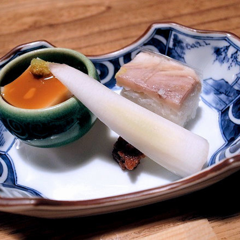 先付け盛り合せ(江戸料理 谷中の雀)