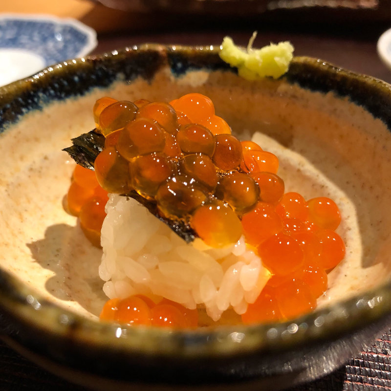 いくら御飯(鮨ふじわら)