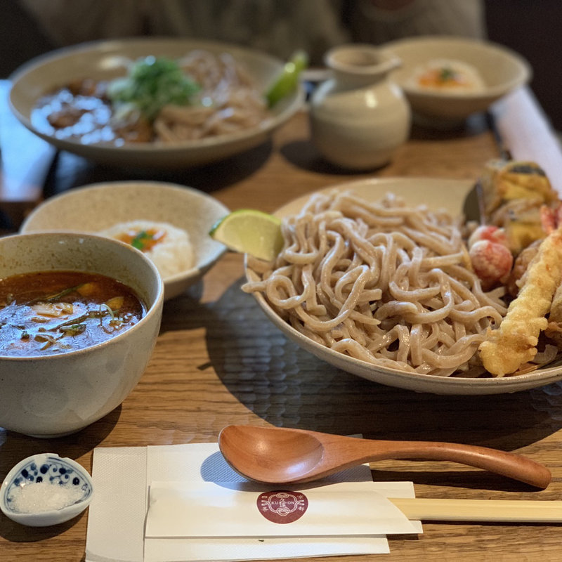 かしわキーマつけ麺(京都四条くをん)