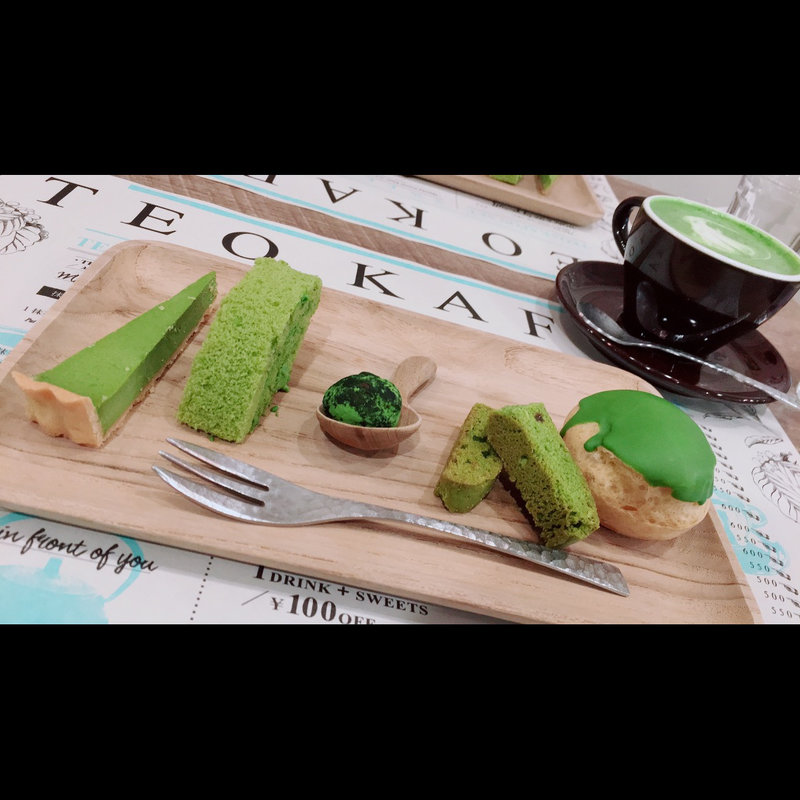 抹茶スイーツプレート(TEO CAHON)