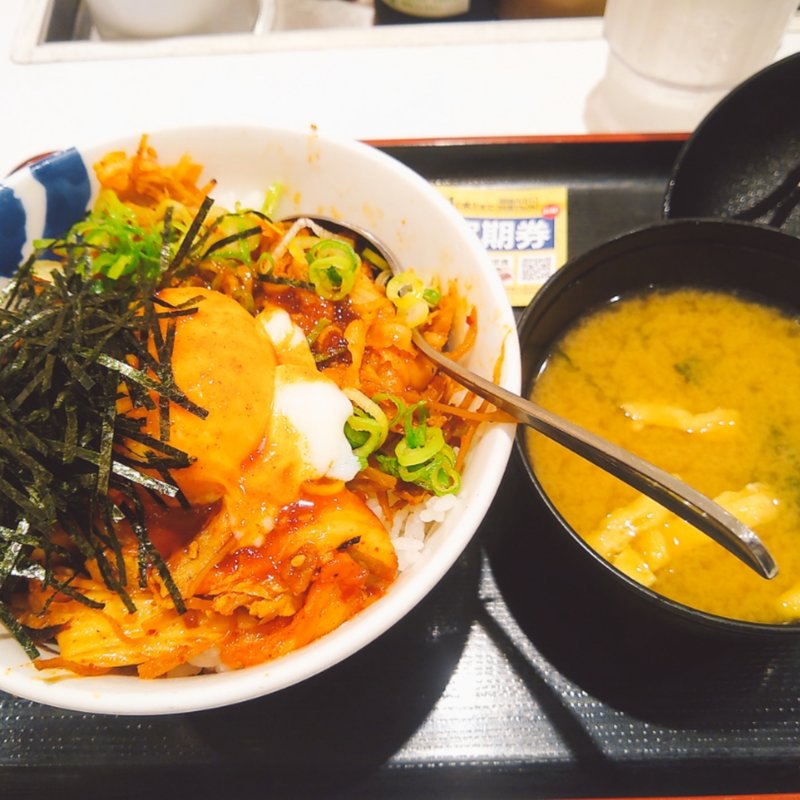 ビビン丼大盛り(松屋 志村坂上店 )