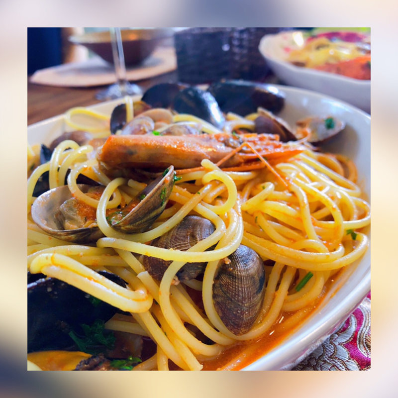 海老のトマトソース アマルフィ風(田園調布シークレットパスタ会)