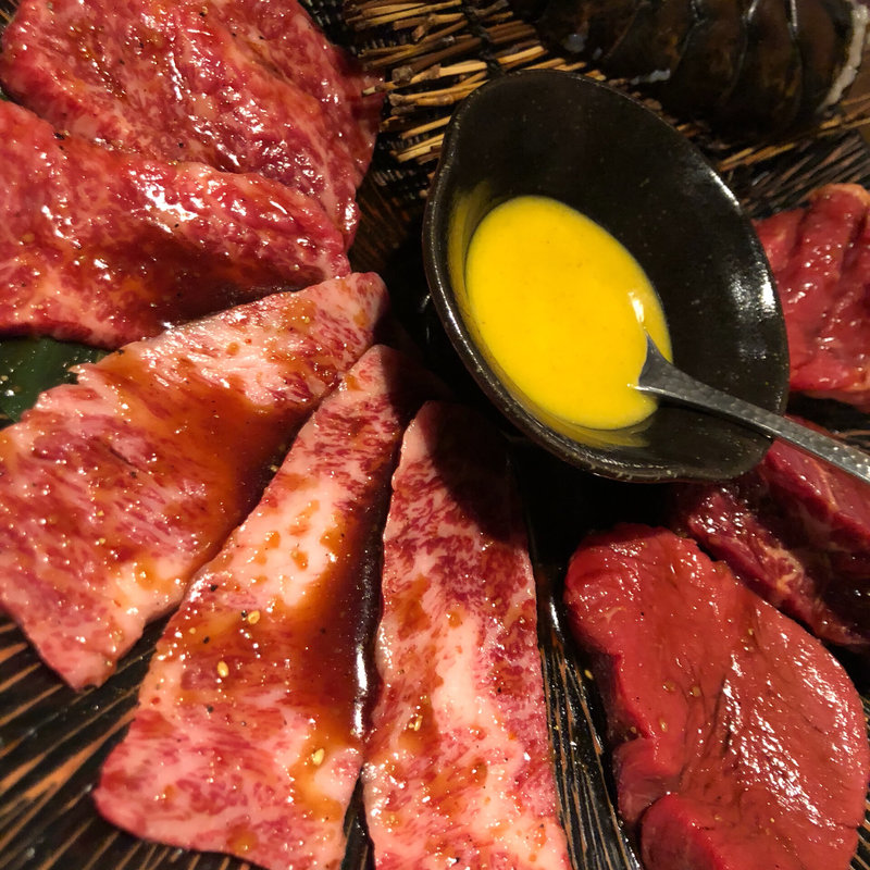 焼肉、海老(焼肉トラジ 玉川高島屋S･C店)