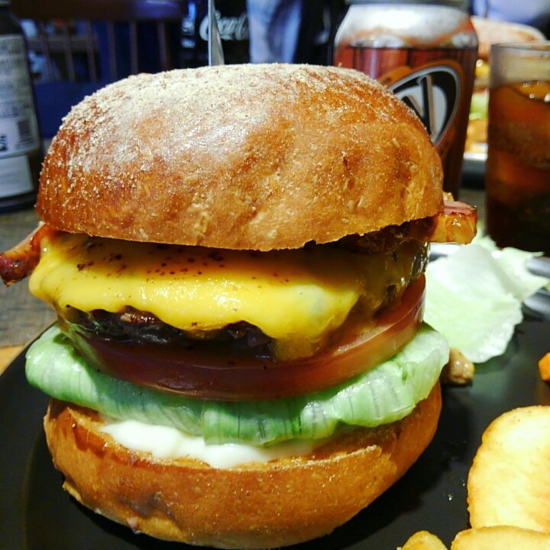 ベーコンチーズバーガー(肉ハサミ屋)