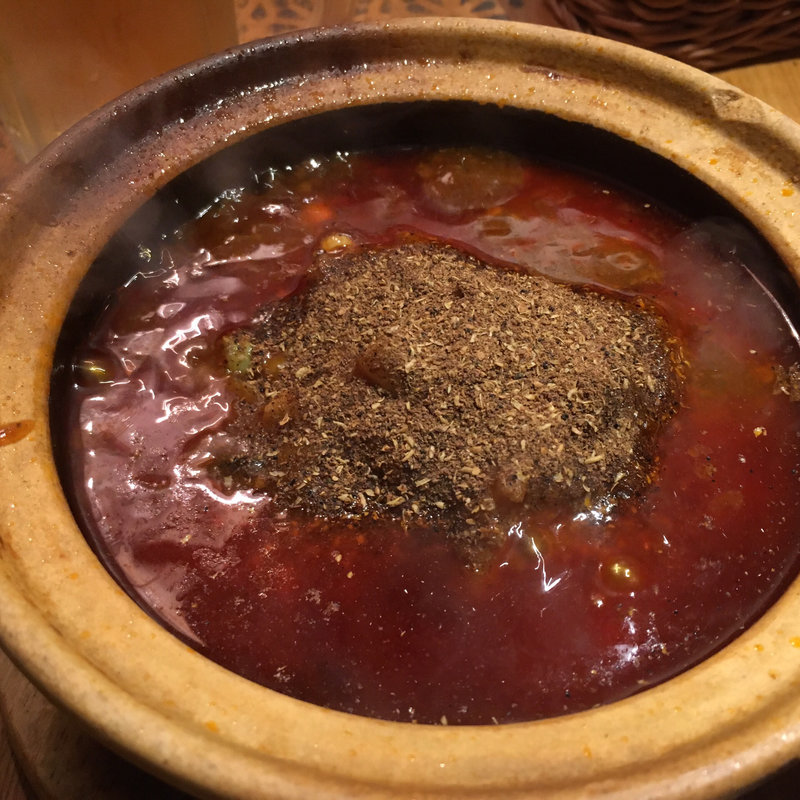 麻婆豆腐(極上担々麺 香家 目黒東口店)