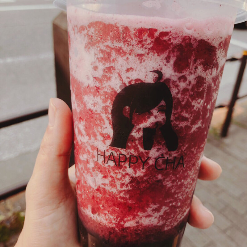 ブドウ&ブルーベリースムージー(楽茶 HAPPYCHA)