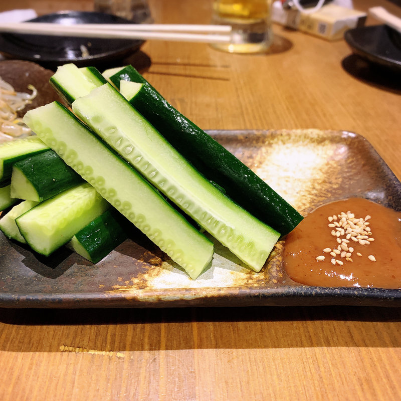 梅キュウリ(もつ焼き勝利はなれ)