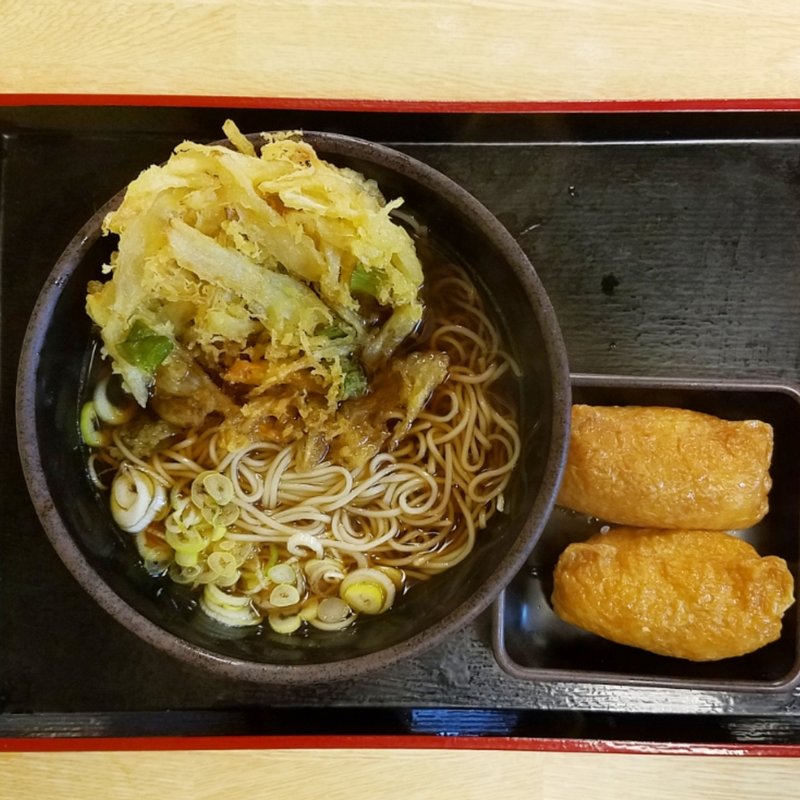 かき揚げそば(ゆで太郎 六番町店 （ゆでたろう）)