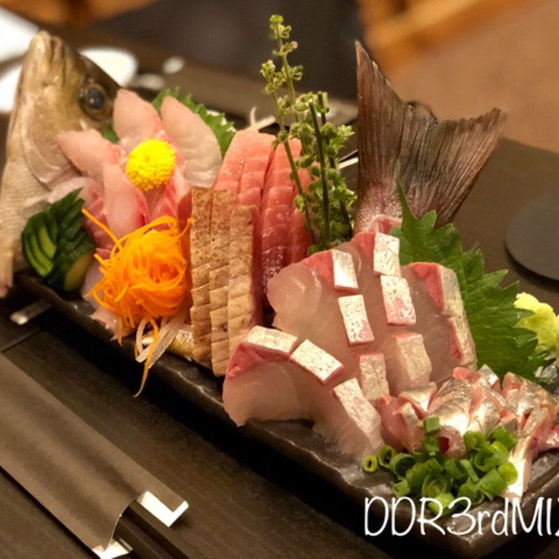 刺身盛合せ(天麩羅バル 秋光 浅草店)