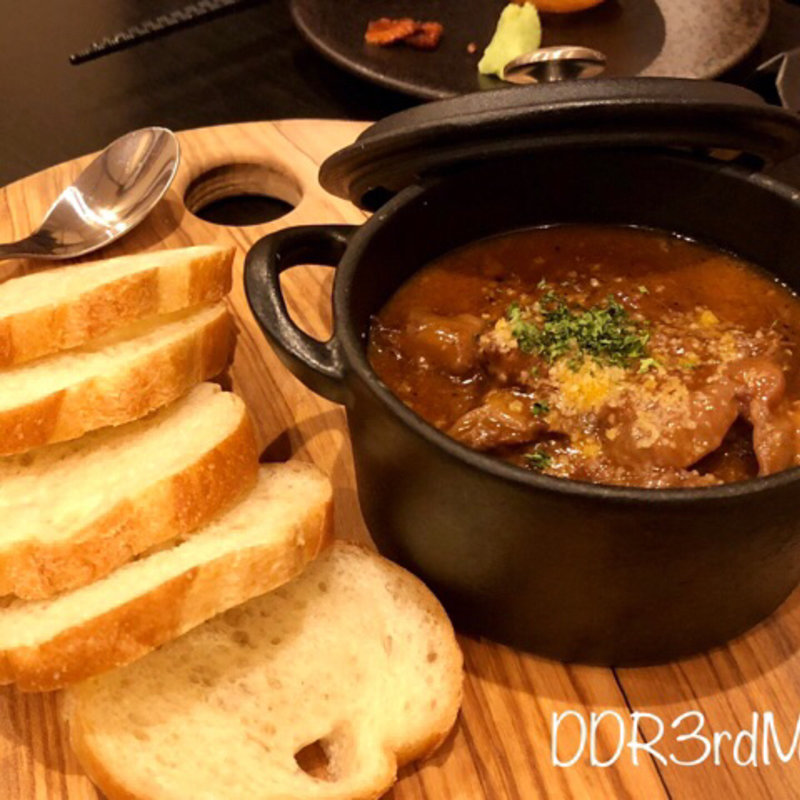 牛スジの赤ワイン煮(天麩羅バル 秋光 浅草店)