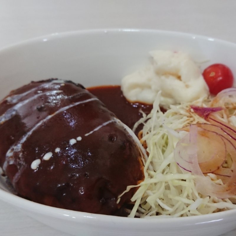 ふわふわハンバーグ(DiningANGE)