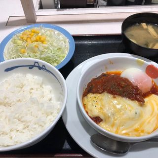 うまトマハンバーグ定食(松屋 青葉台店 )