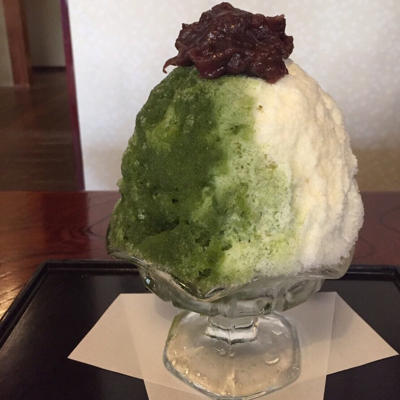 かき氷 宇治ミルク金時(ぎをん 小森)