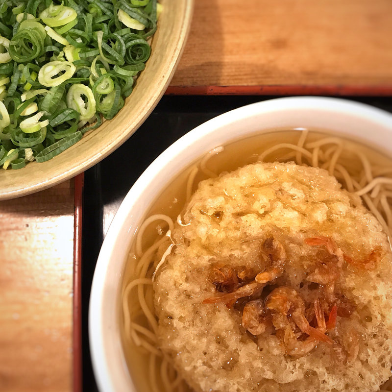 えび天そば(因幡うどん ソラリアステージ店)