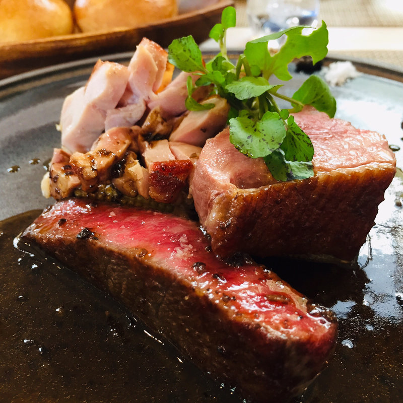 3種の極上肉盛りメイン（スペシャルCコース）(ESPRE)