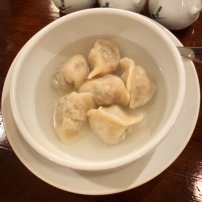 手打ち青菜水餃子(紅虎餃子房 広島店 )