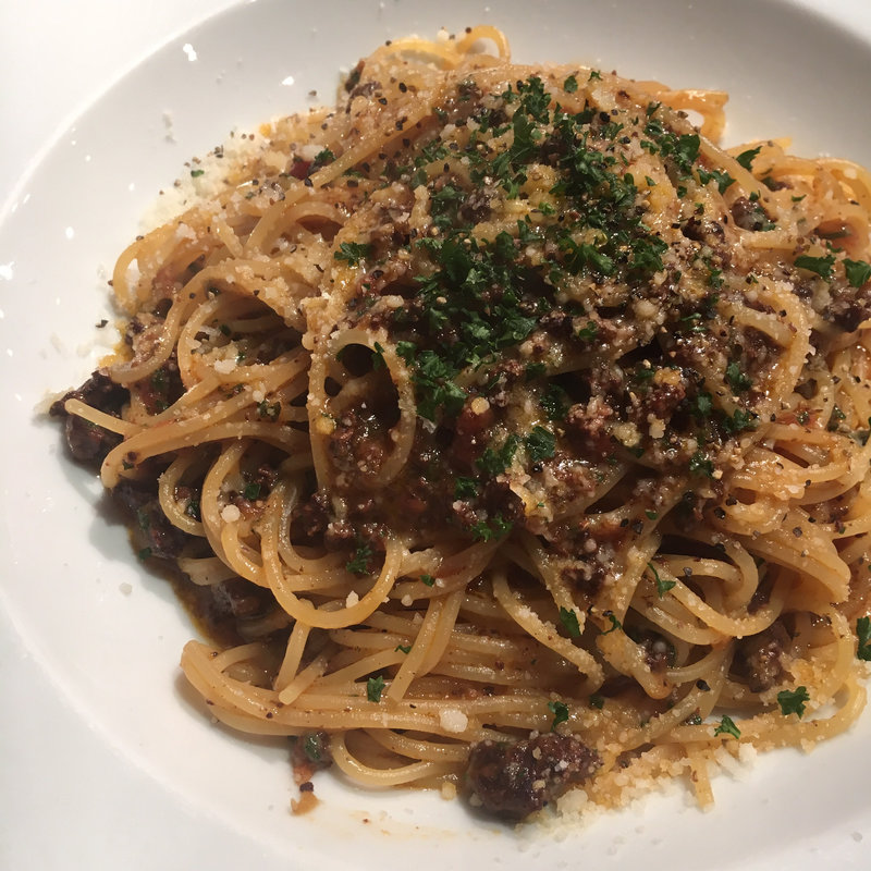 懐かしのマンマー風ミートソース(プラナバルカ（purana barca）)