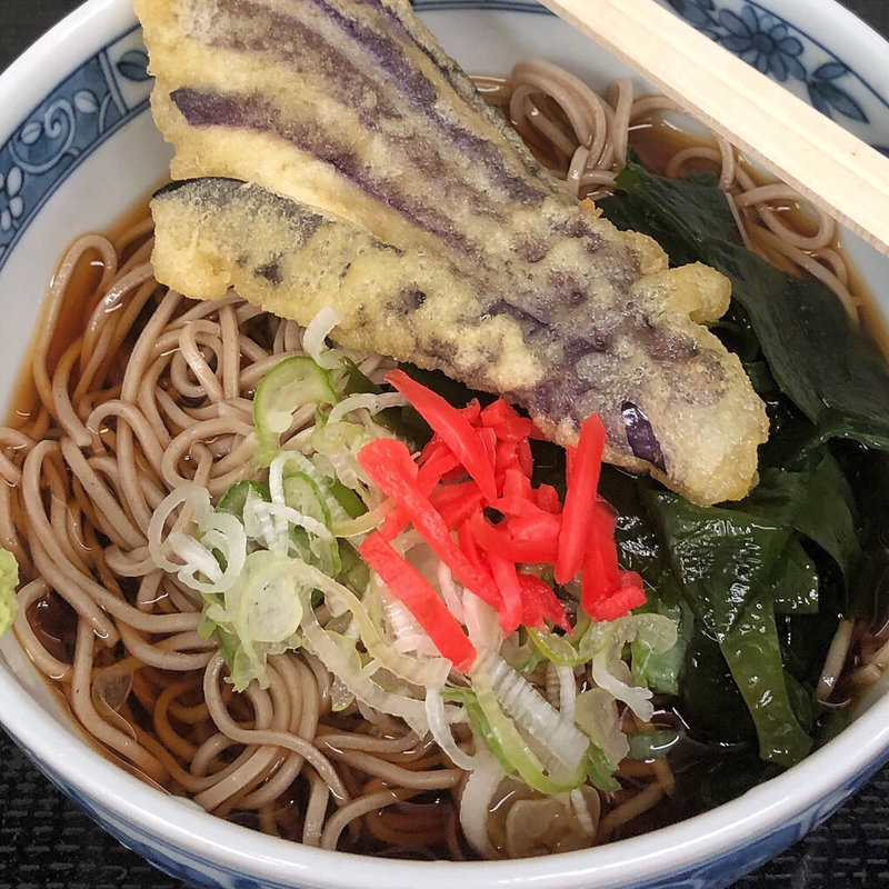 朝定食C（ミニそば＋ミニカレー）(立喰いそば 山吹)