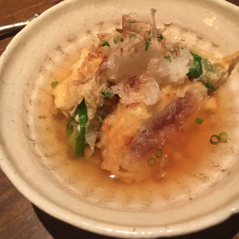 イチヂクの揚げ浸し(東風)