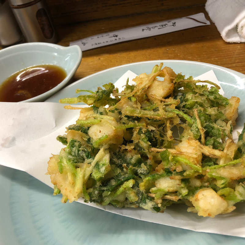 かき揚げ(天ぷら 中山)