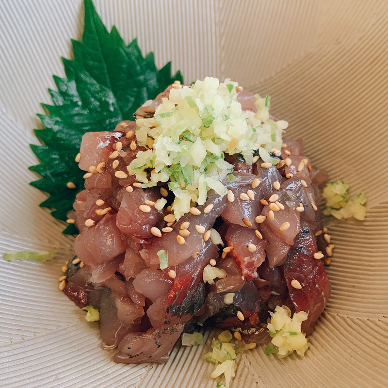 地魚なめろう(漁港食堂 だいぼ)