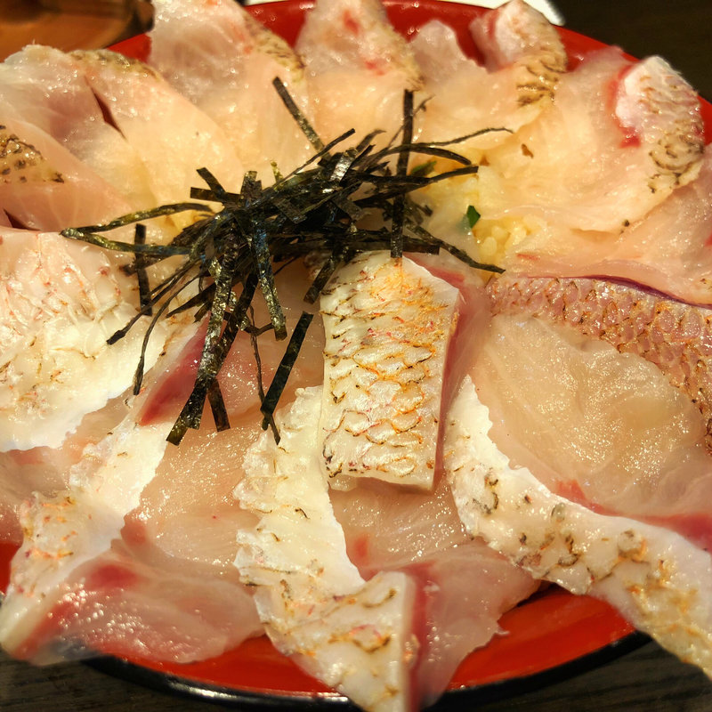 のど黒めし(近江町市場 刺身屋)