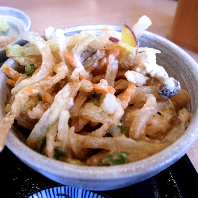 かき揚げ小丼(う道)