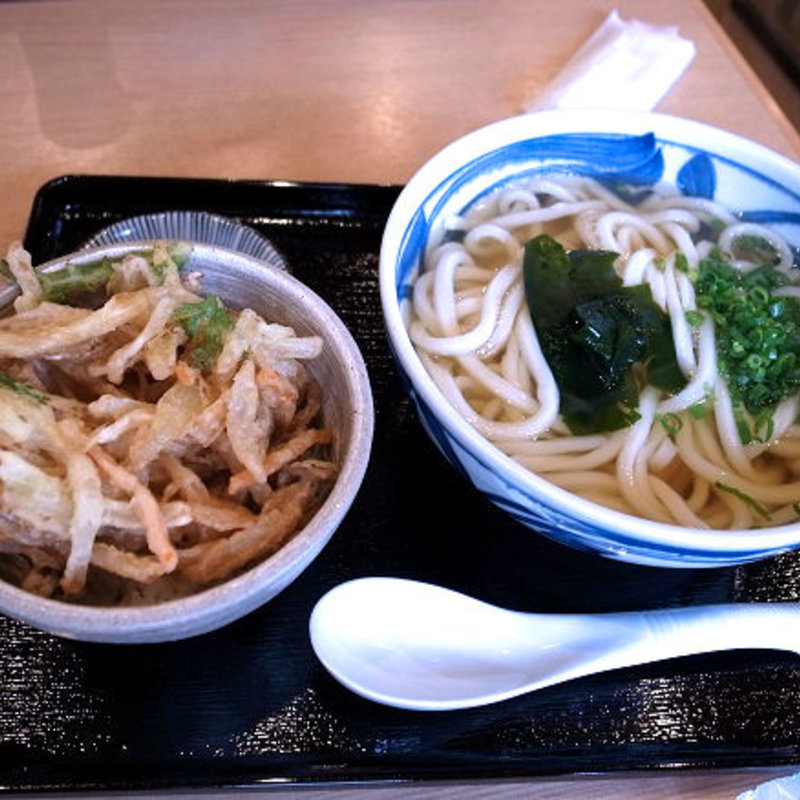 かき揚げ小丼定食(う道)