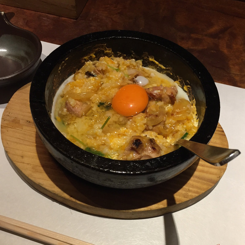 石焼親子丼(侘家古暦堂 祇園花見小路本店 （わびや これきどう）)