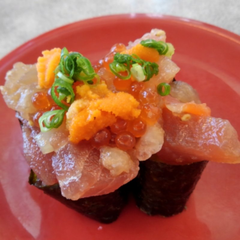 海宝軍艦(回転寿司 魚どんや （さかなどんや）)