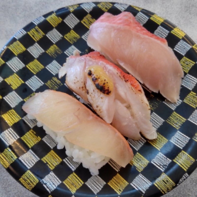 金目尽くし(回転寿司 魚どんや （さかなどんや）)