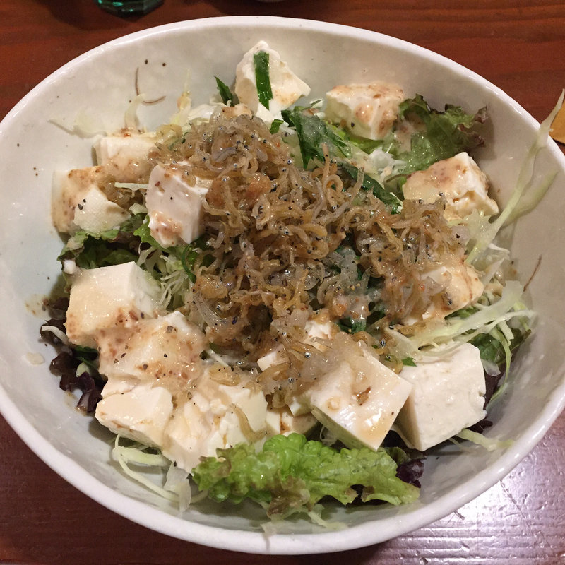 豆腐サラダ(安庵)