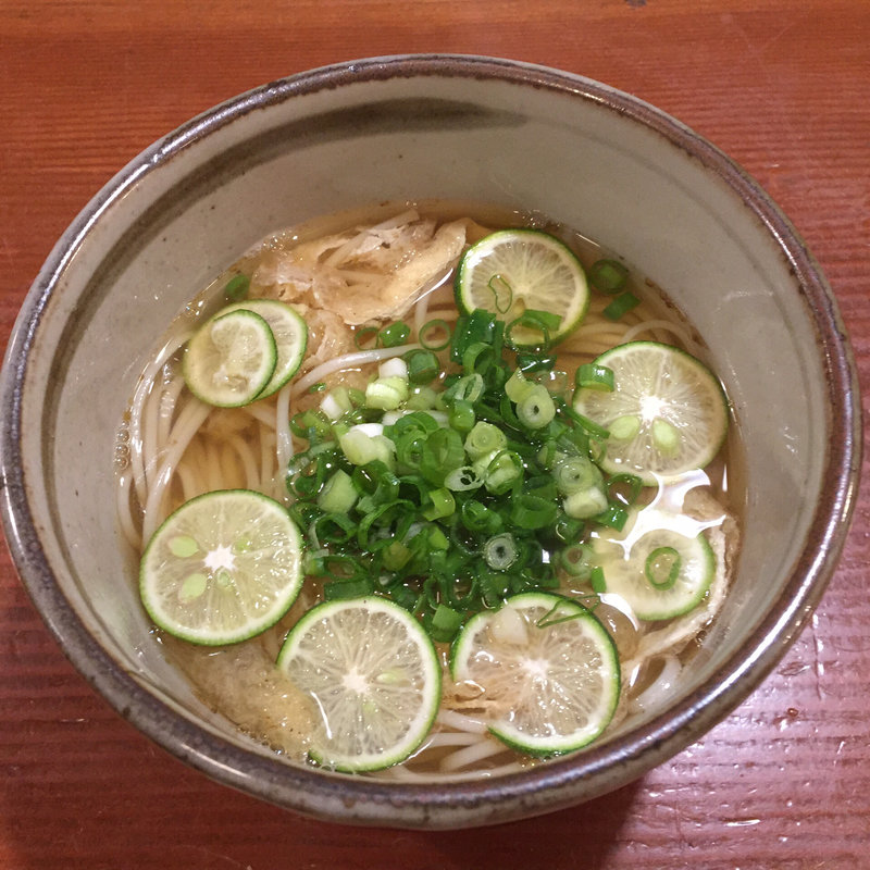 柚子入りにゅうめん(安庵)