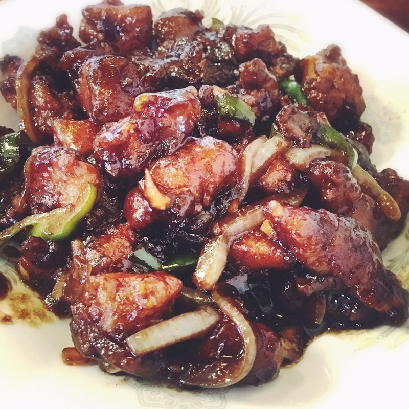 醤爆(ジャンボー)定食(北京料理 桃花苑)